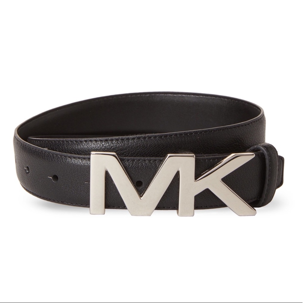 Michael Kors Logo Buckle Men’s Leather Belt “New”